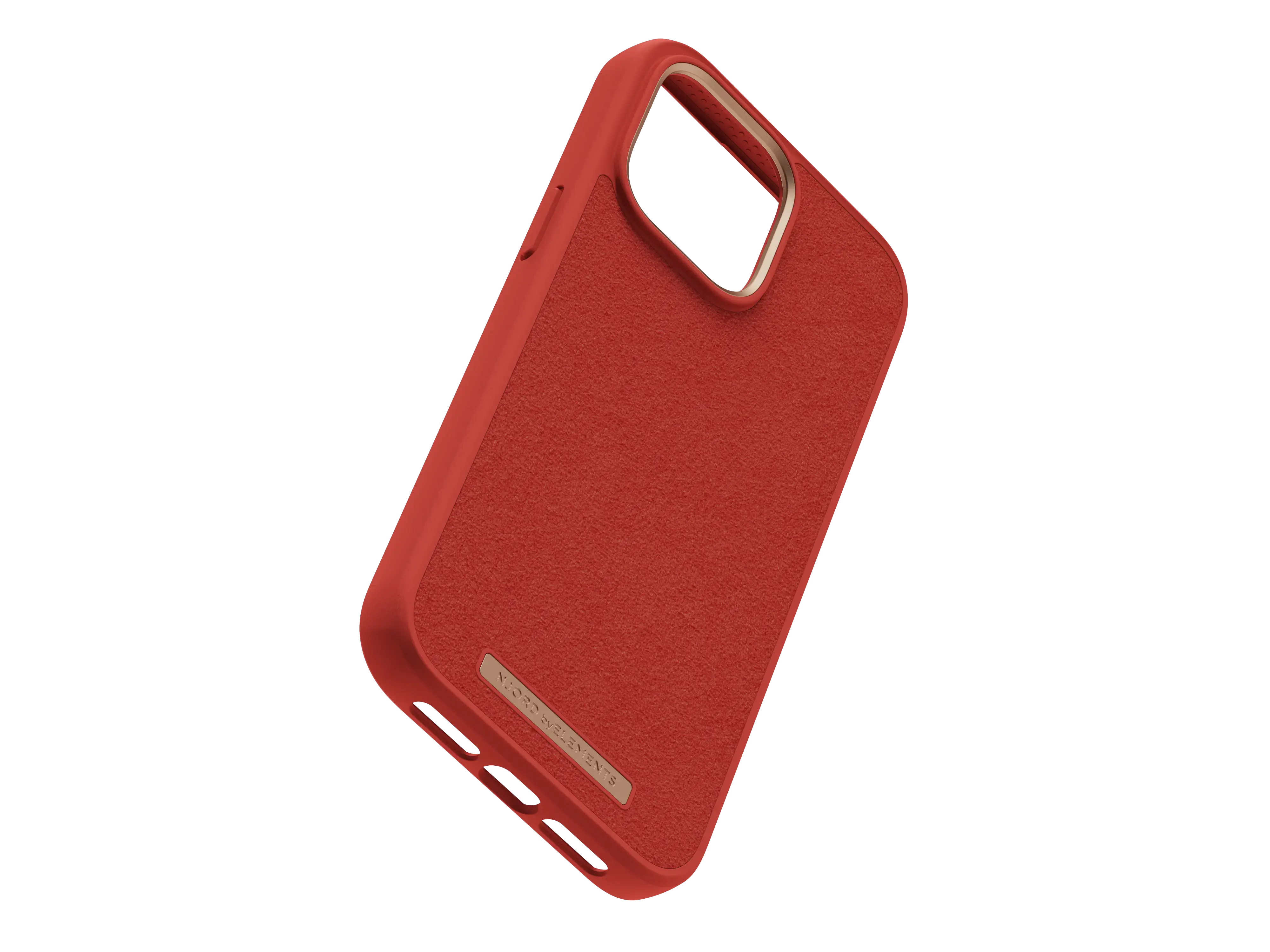 Чохол Njord Suede Comfort+ Case for iPhone 14 Pro Max - Burnt Orange (NA42CM07)