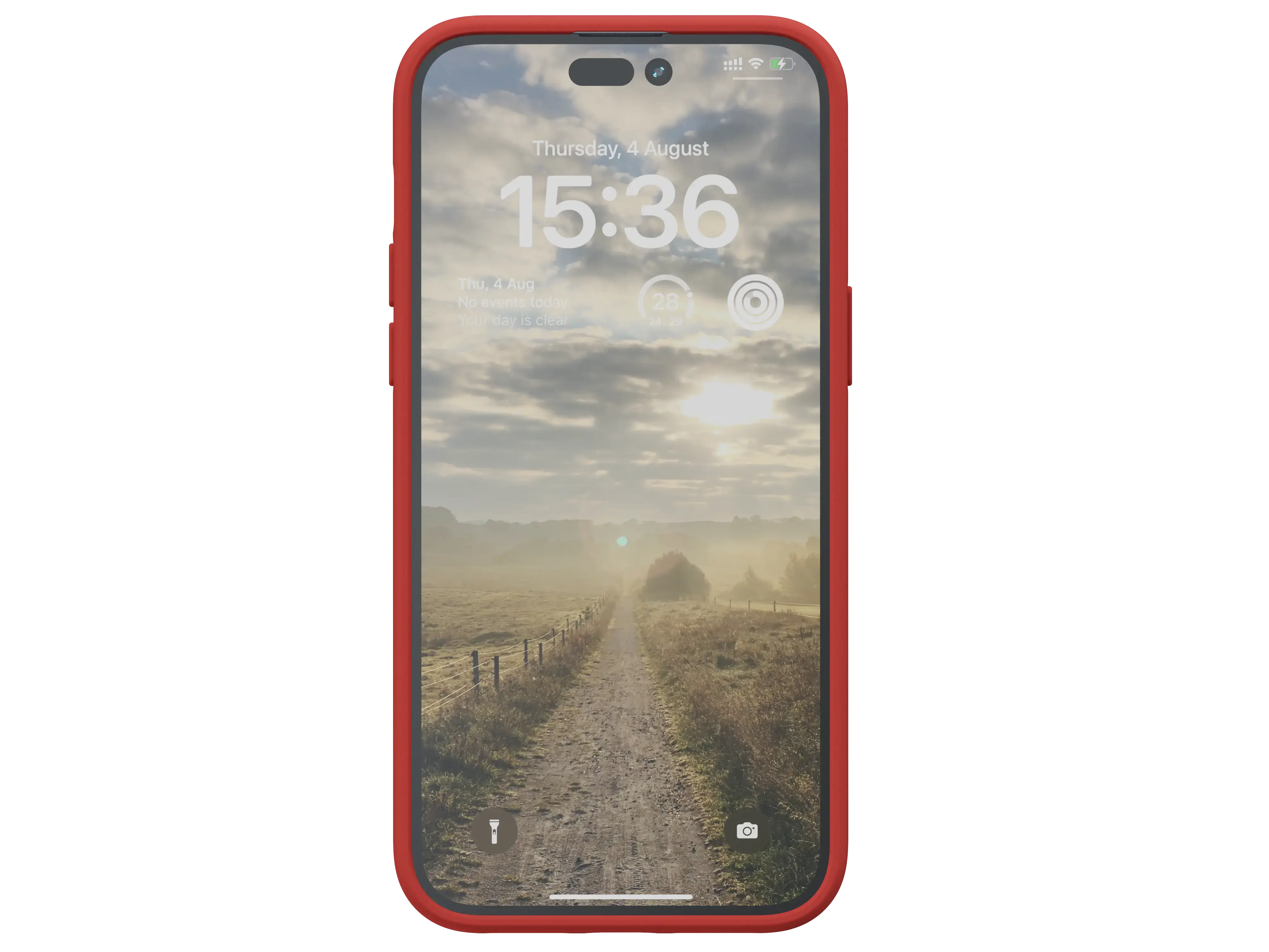 Чохол Njord Suede Comfort+ Case for iPhone 14 Pro Max - Burnt Orange (NA42CM07)