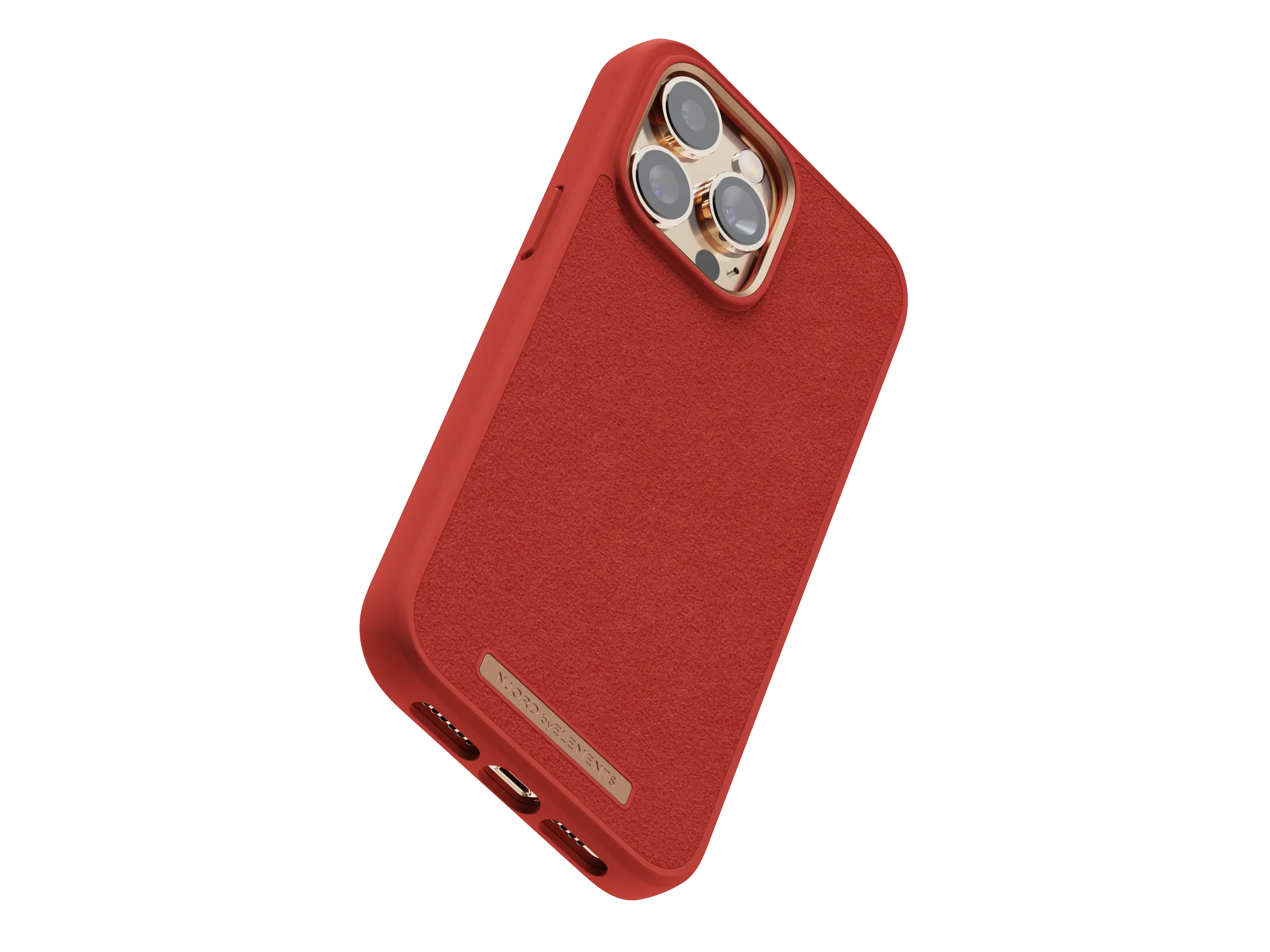 Чохол Njord Suede Comfort+ Case for iPhone 14 Pro Max - Burnt Orange (NA42CM07)
