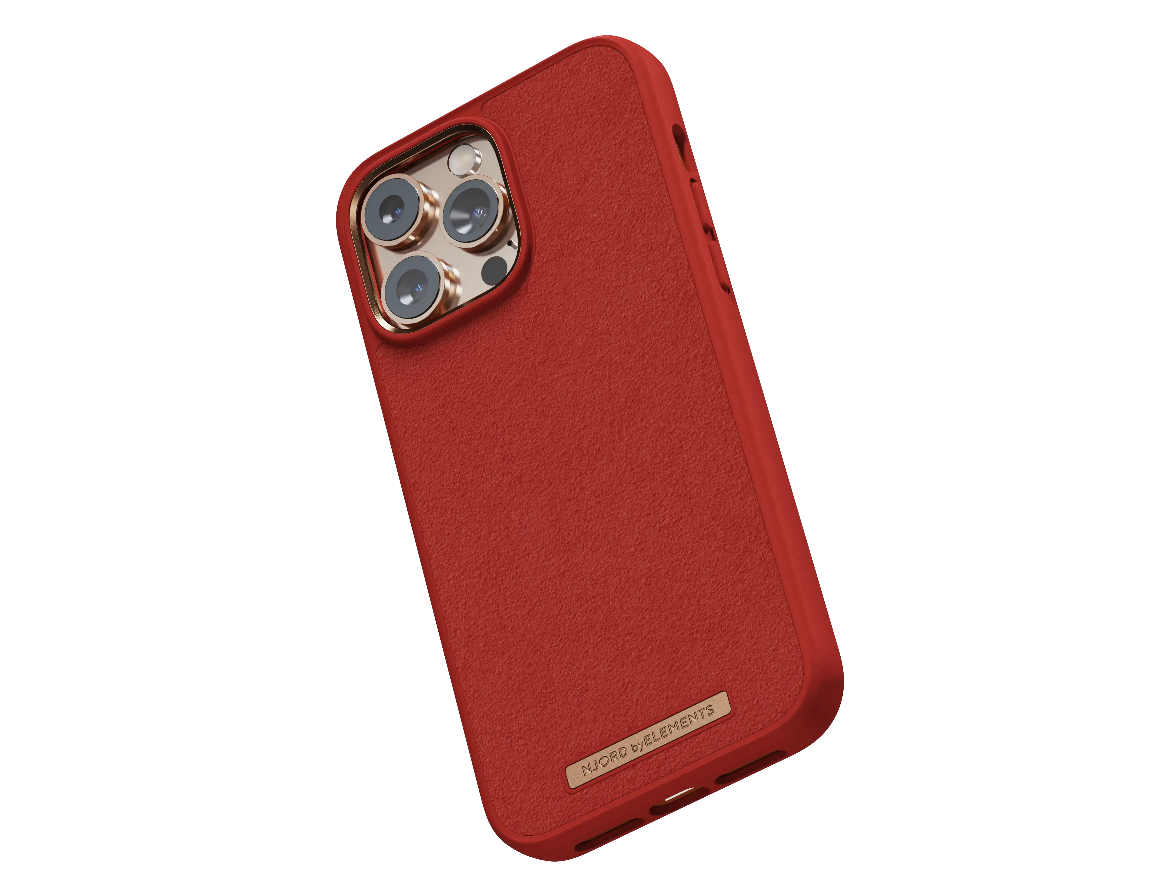 Чохол Njord Suede Comfort+ Case for iPhone 14 Pro Max - Burnt Orange (NA42CM07)