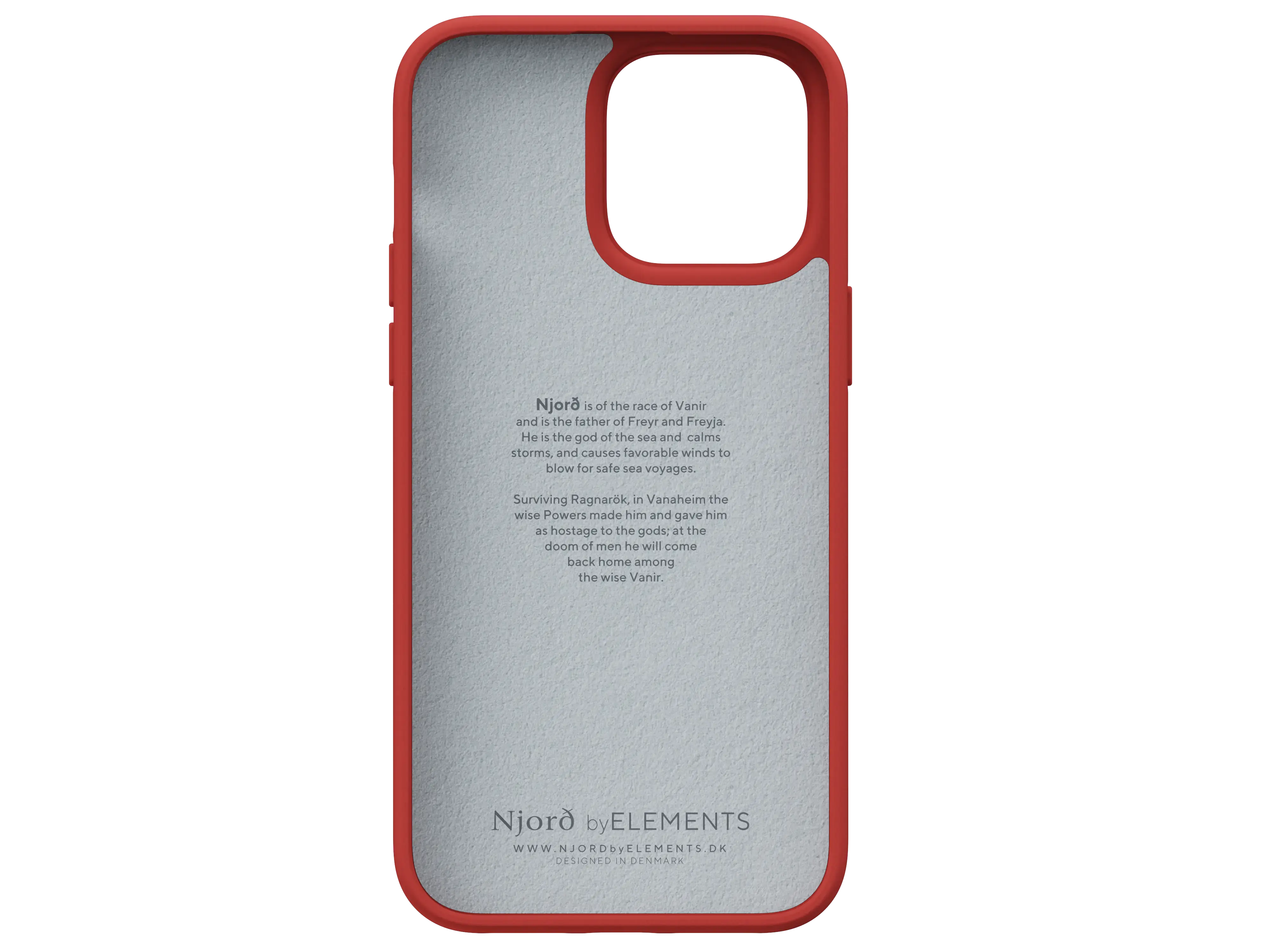 Чохол Njord Suede Comfort+ Case for iPhone 14 Pro Max - Burnt Orange (NA42CM07)