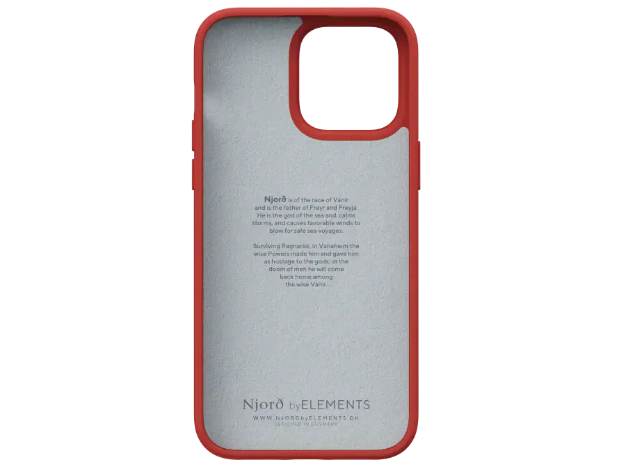 Чохол Njord Suede Comfort+ Case for iPhone 14 Pro Max - Burnt Orange (NA42CM07)