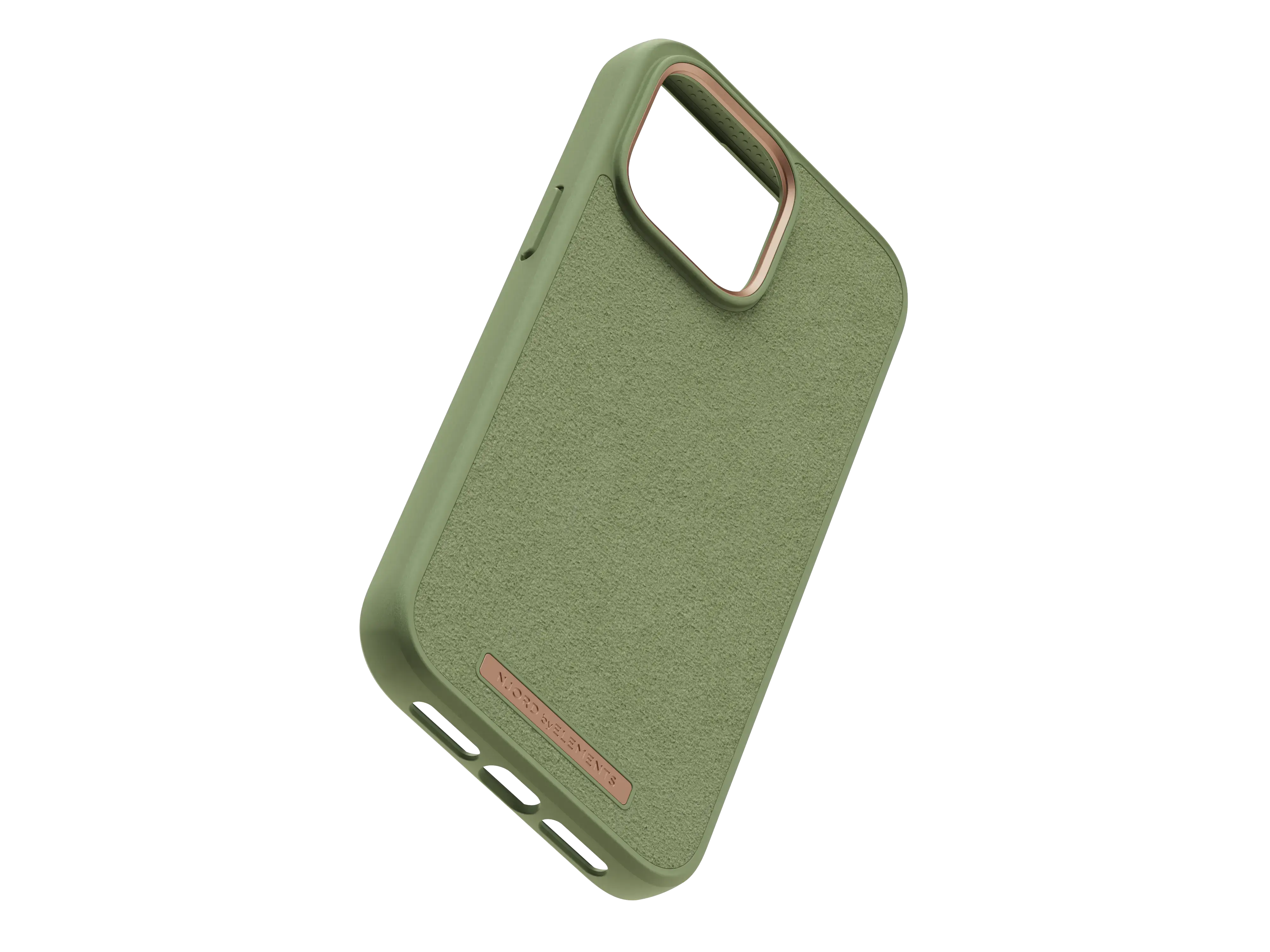 Чохол Njord Suede Comfort+ Case for iPhone 14 Pro Max - Olive (NA44CM06)