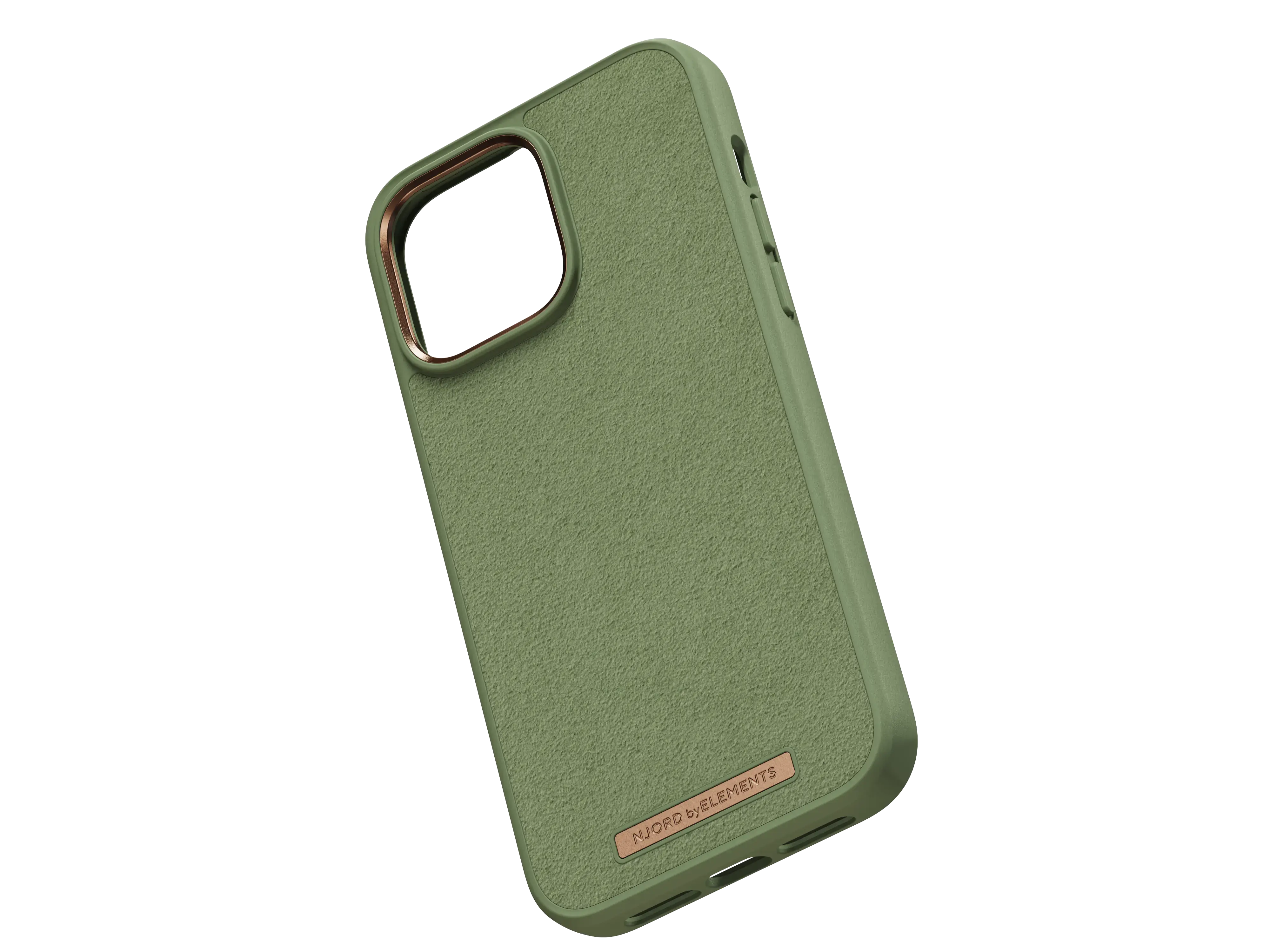 Чохол Njord Suede Comfort+ Case for iPhone 14 Pro Max - Olive (NA44CM06)