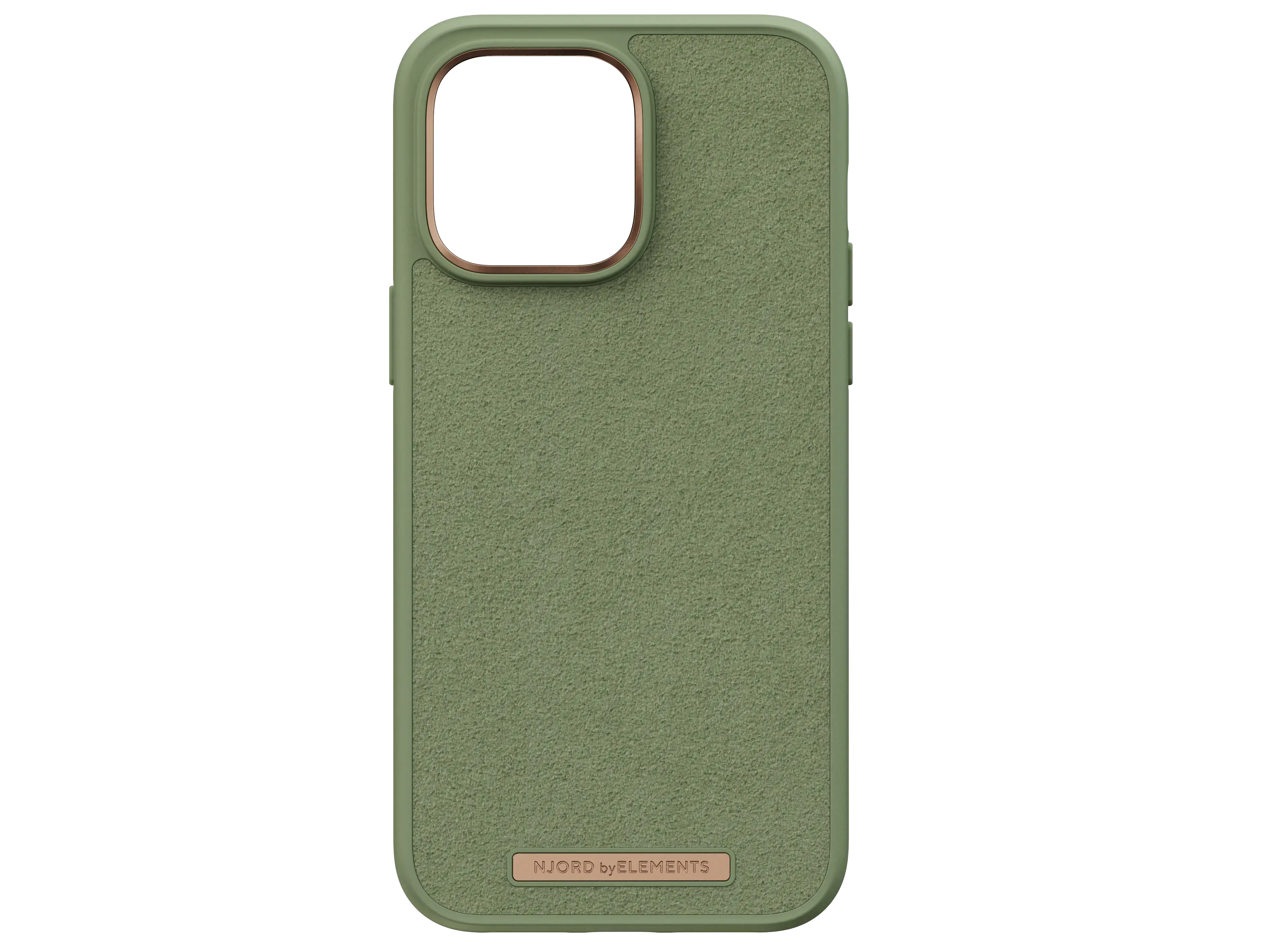 Чохол Njord Suede Comfort+ Case for iPhone 14 Pro Max - Olive (NA44CM06)