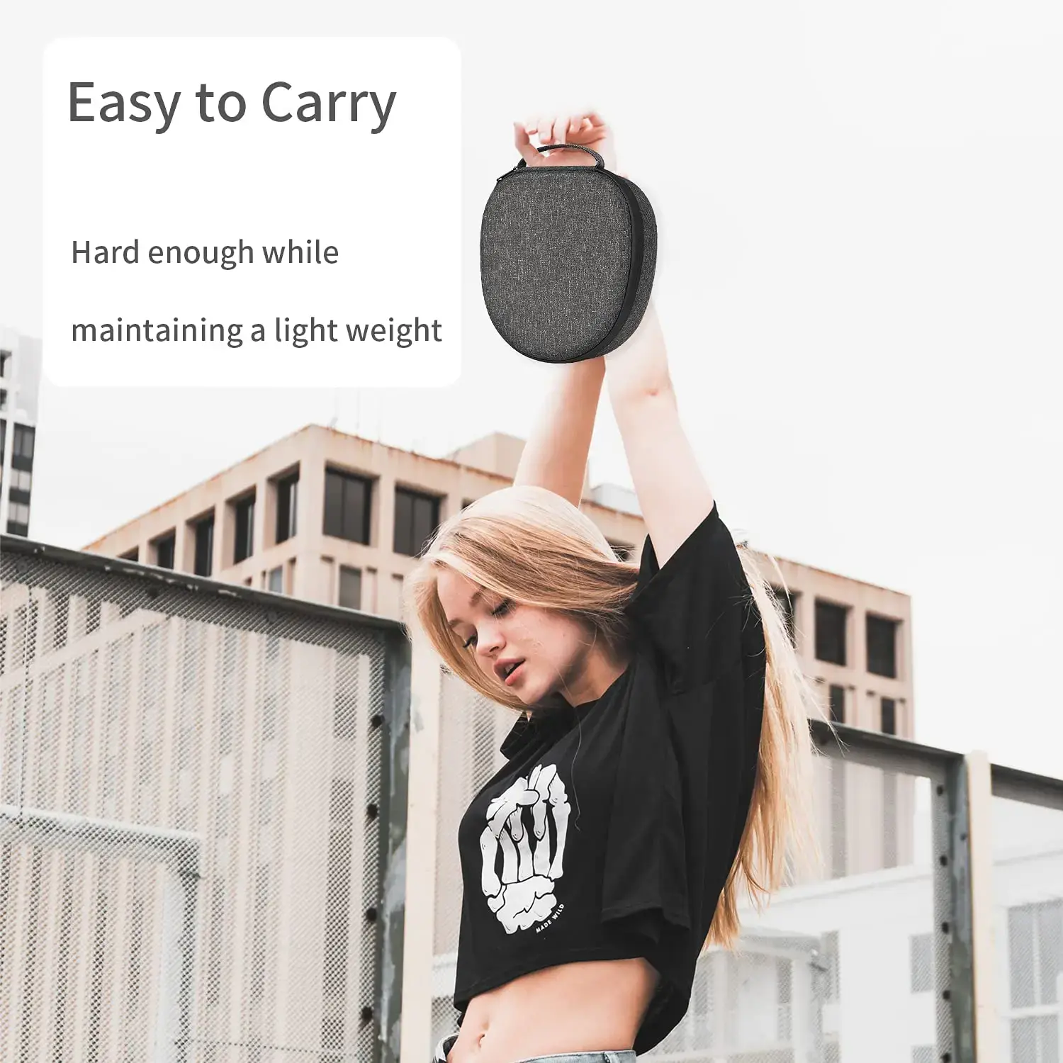 Чохол-сумка WIWU Smart Case for AirPods Max - Black