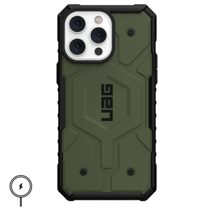 Чехол Чeхол UAG Pathfinder Series Case with MagSafe for iPhone 14 Pro Max - Oliva (114055117272)