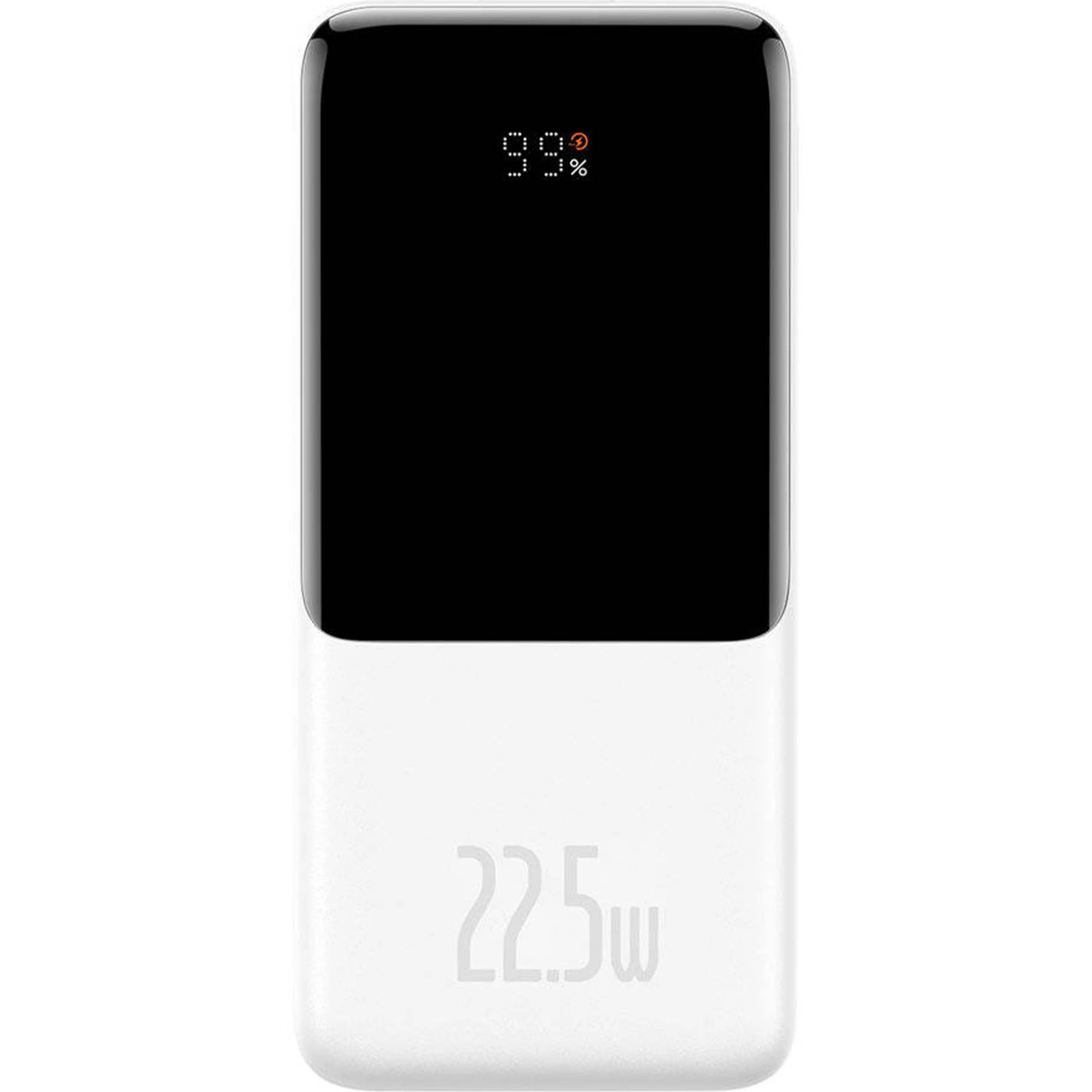 Внешний аккумулятор Baseus Elf Digital Display Fast Charge 10000mAh 22.5W White (PPJL010002)