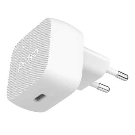 Мережевий зарядний пристрій Playa by Belkin USB-C Wall Charger 18W White (PP0001VFC2-PBB)