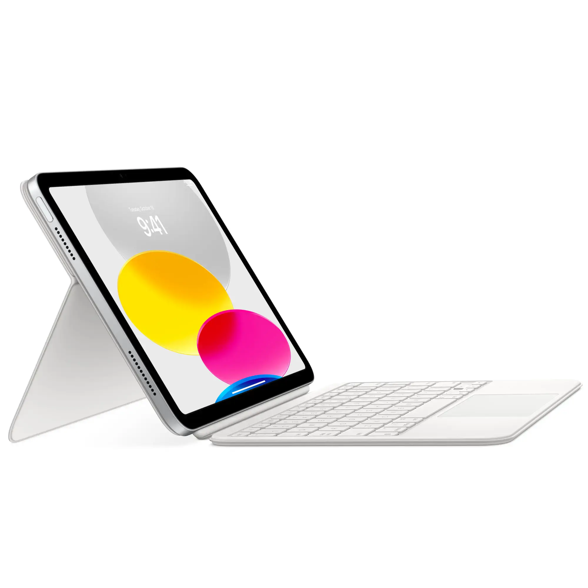 Чехол-клавиатура Apple Magic Keyboard Folio для iPad 11th gen [A16] & iPad 10th gen - White (MQDP3UA/A) | Ukrainian