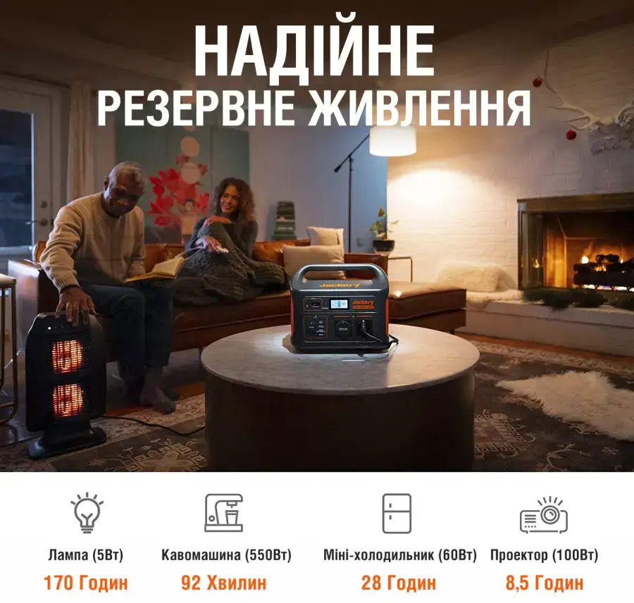 Портативна зарядна станція Jackery Explorer 1000EU (70-1000-EUO001)