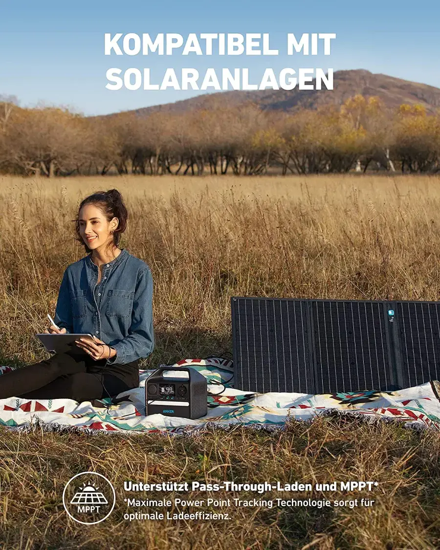 Портативна зарядна станція Anker 521 PowerHouse - 256Wh | 300W (A1720313)