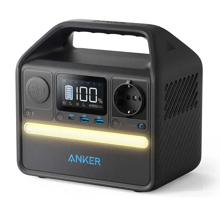Портативна зарядна станція Anker 521 PowerHouse - 256Wh | 300W (A1720313)