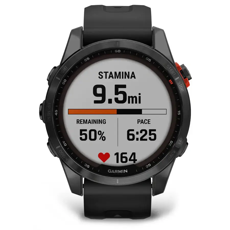 Смарт-годинник Garmin Fenix 7S Solar Slate Gray with Black Band (010-02539-12/13)