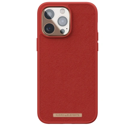 Чохол Njord Suede Comfort+ Case for iPhone 14 Pro Max - Burnt Orange (NA42CM07)