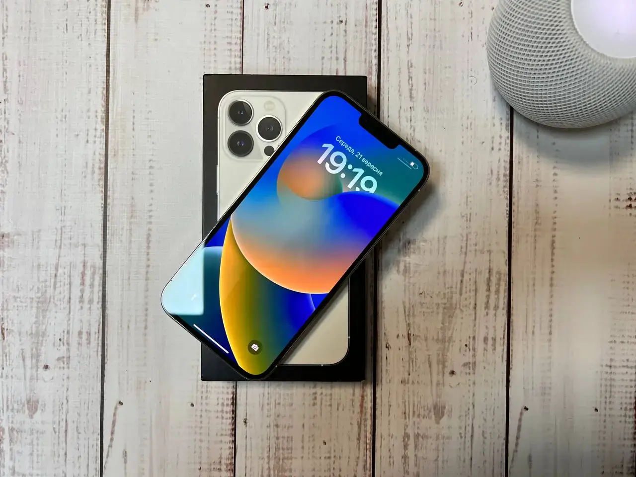 📲USED Apple iPhone 13 Pro Max 1TB Silver (MLL33, MLLL3) (Состояние - 9/10, комплект полный, гарантия - 3 мес.)