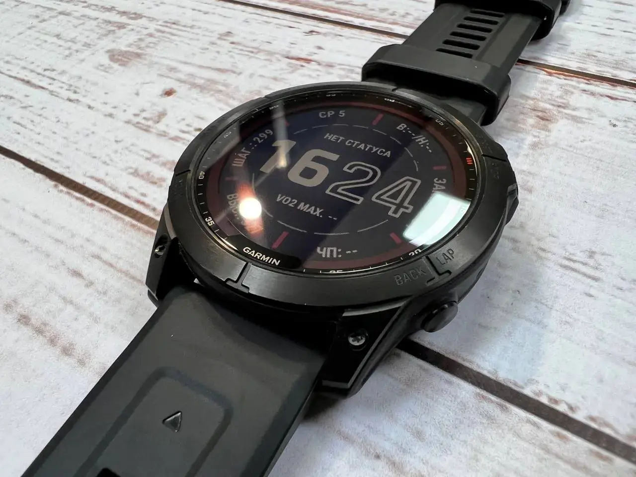 ⌚️USED Смарт-годинник Garmin Fenix 7X Sapphire Solar Black DLC Titanium with Black Band (010-02541-22/23), (Стан - 9.5/10 у використанні 1 місяць, Комплект - повний | гарантія - 1 міс.)