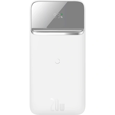 Внешний аккумулятор Baseus Magnetic Wireless Quick Charging Power Bank 10000mAh 20W 2022 Edition - White (PPCX010102)