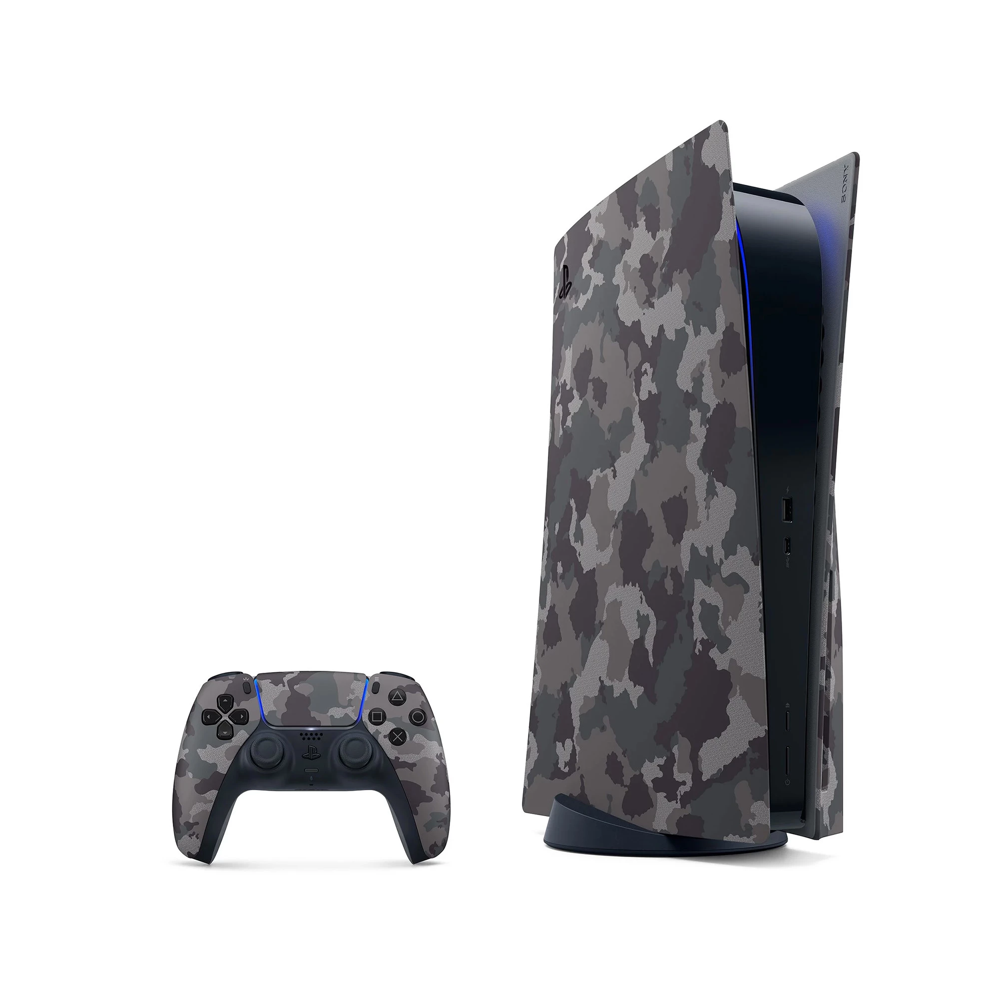 Змінні панелі для PlayStation 5 Blu-Ray - Grey Camouflage