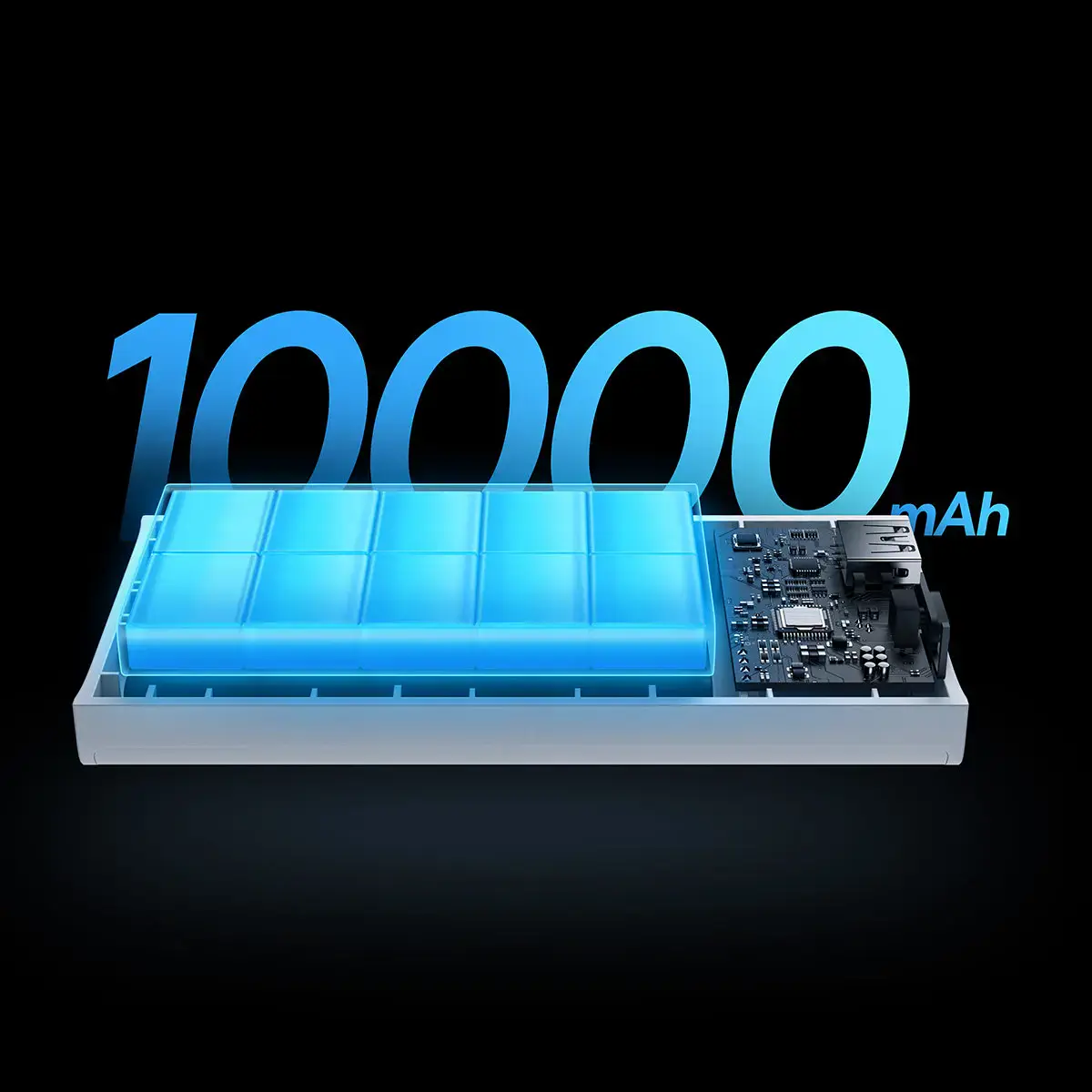 Внешний аккумулятор Baseus Adaman Metal Digital Display 10000 mAh 30W White (PPAD040002)