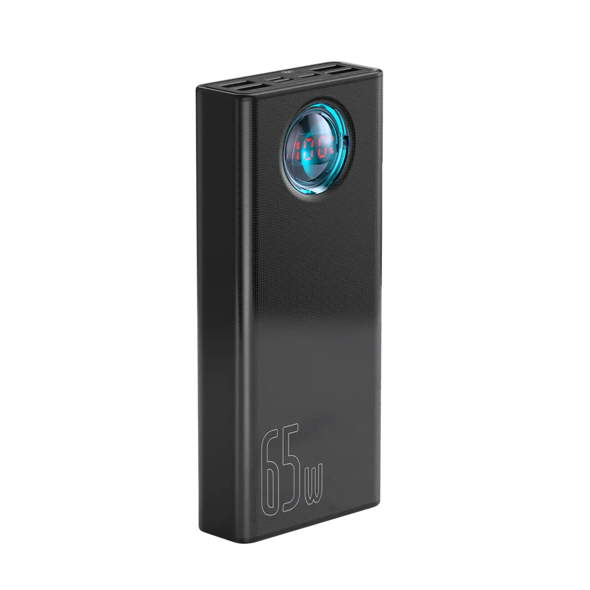 Зовнішній акумулятор Baseus Amblight Digital Display Quick Charge Power Bank 30000mAh 65W Black (PPLG-A01)