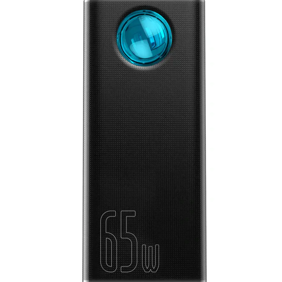 Зовнішній акумулятор Baseus Amblight Digital Display Quick Charge Power Bank 30000mAh 65W Black (PPLG-A01)
