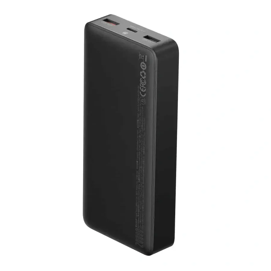 Зовнішній акумулятор Baseus Bipow Digital Display Fast Charge Power Bank 20000mAh 25W Black (PPBD020301)