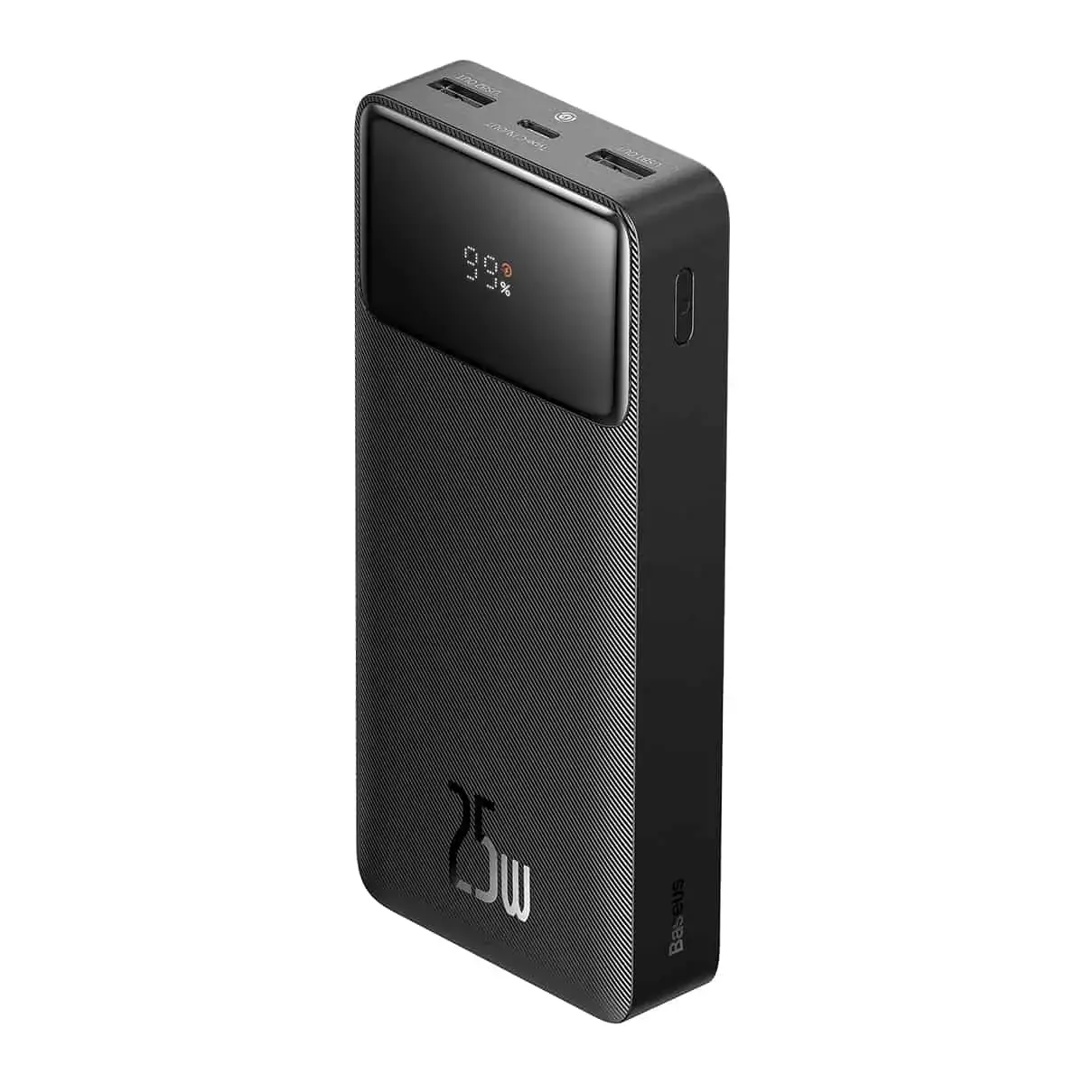 Зовнішній акумулятор Baseus Bipow Digital Display Fast Charge Power Bank 20000mAh 25W Black (PPBD020301)