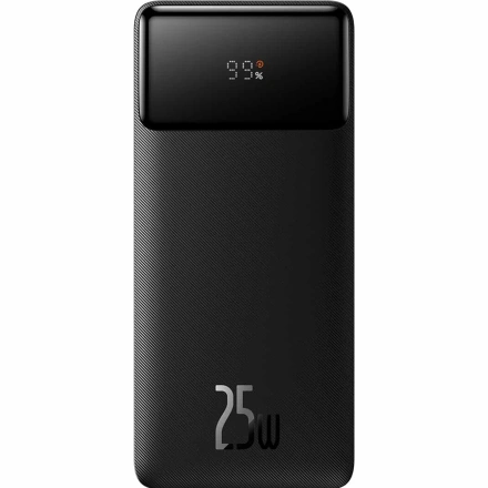 Зовнішній акумулятор Baseus Bipow Digital Display Fast Charge Power Bank 20000mAh 25W Black (PPBD020301)