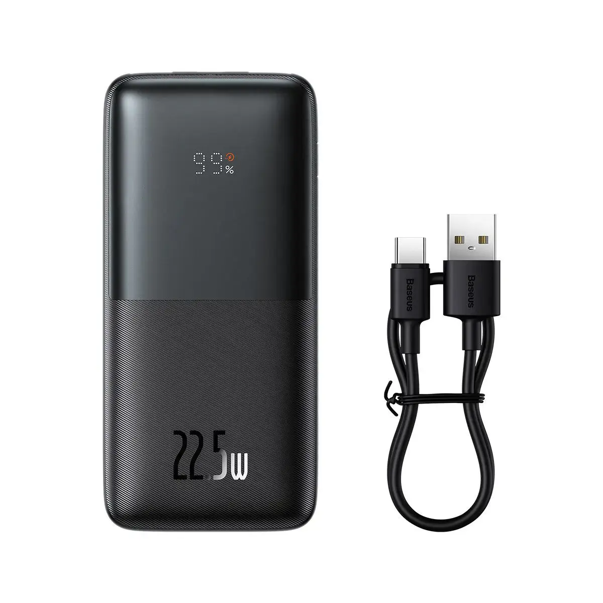 Зовнішній акумулятор Baseus Bipow Pro Digital Display Fast Charge Power Bank 10 000 mAh 22.5W Black (PPBD040001)