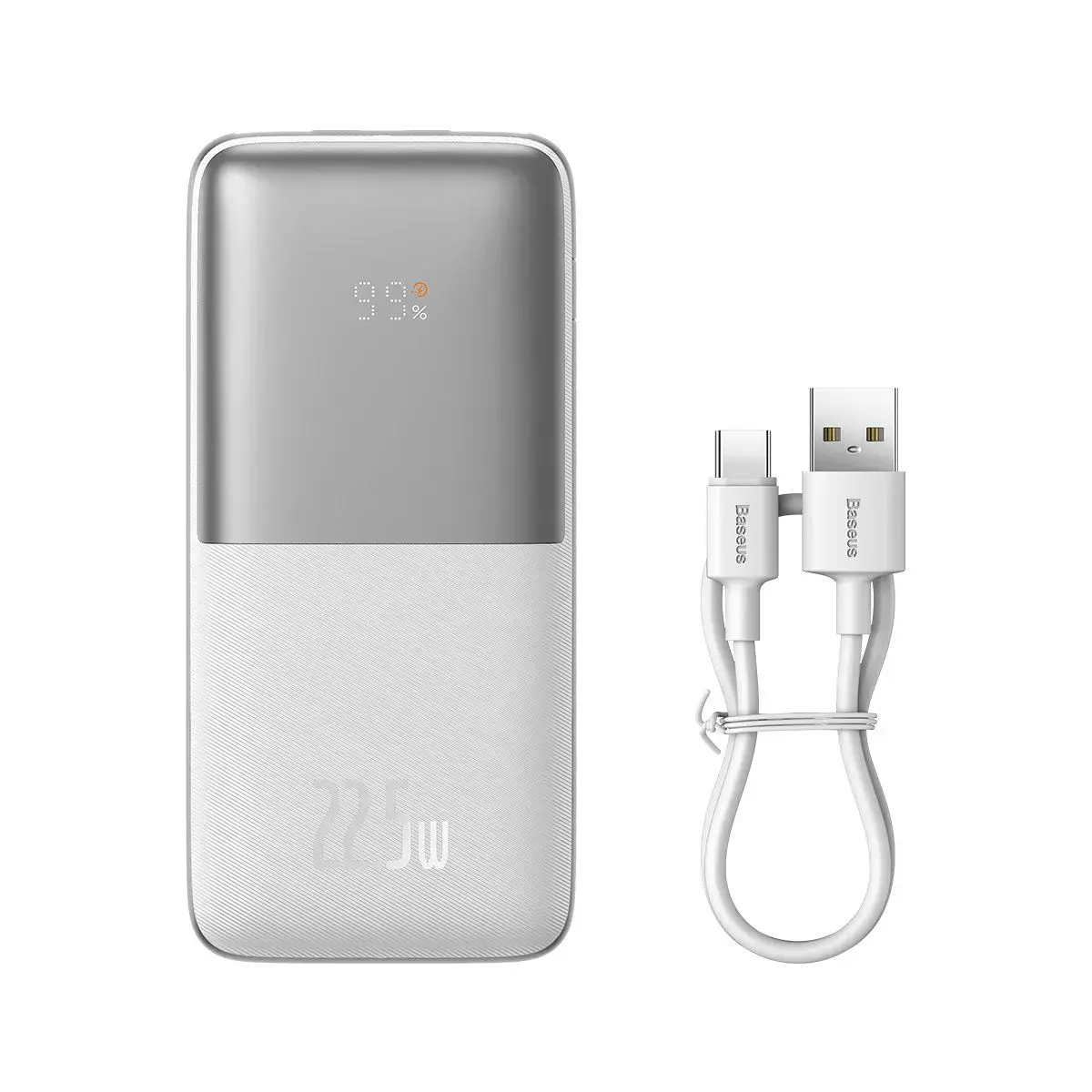 Внешний аккумулятор Baseus Bipow Pro Digital Display Fast Charge Power Bank 10000mAh 22.5W White (PPBD040002)