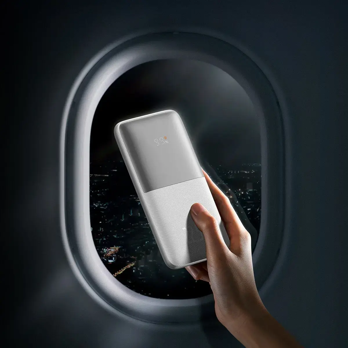 Внешний аккумулятор Baseus Bipow Pro Digital Display Fast Charge Power Bank 10000mAh 22.5W White (PPBD040002)