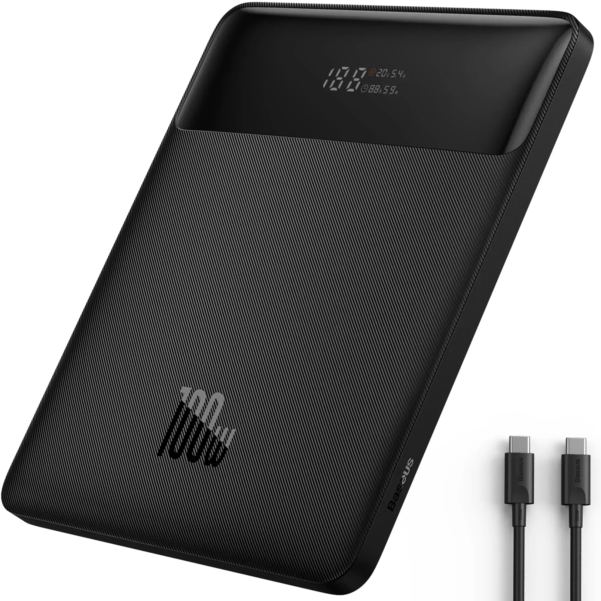 Внешний аккумулятор Baseus Blade Power Digital Display Fast Charging 20000mAh 100W Black (PPDGL-01, PPBLD100-S)