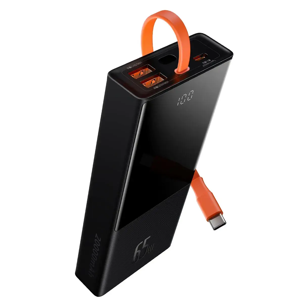 Зовнішній акумулятор Baseus Elf Digital Display 65W 20000mAh Black (PPJL000001)