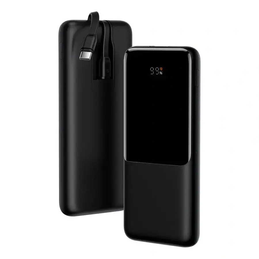 Зовнішній акумулятор Baseus Elf Digital Display Fast Charge 10000mAh 22.5W Black (PPJL010001)