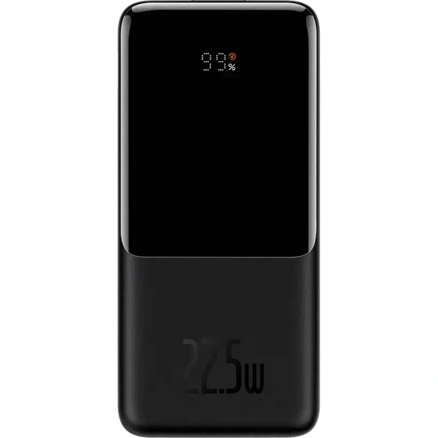 Зовнішній акумулятор Baseus Elf Digital Display Fast Charge 10000mAh 22.5W Black (PPJL010001)