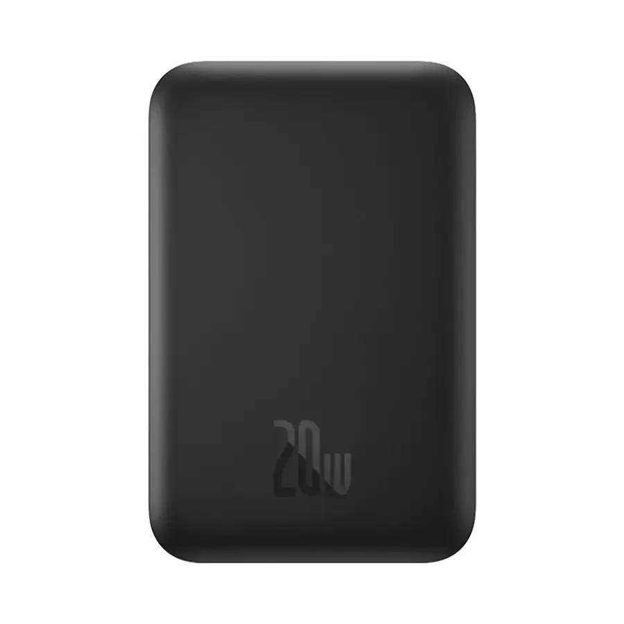 Зовнішній акумулятор з бездротовою зарядкою Baseus Magnetic Wireless PowerBank 6000mAh 20W Black (PPCX020001)