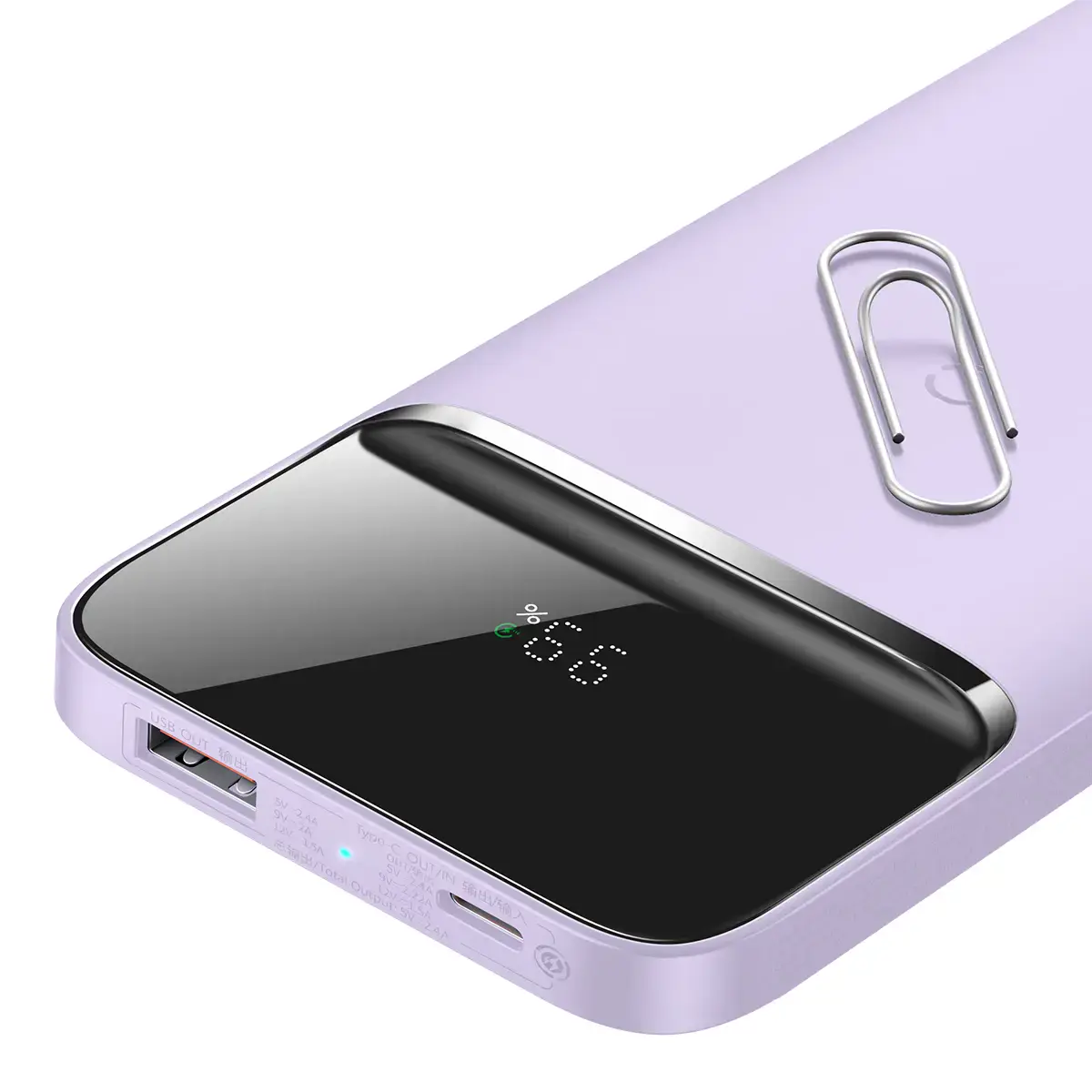 Зовнішній акумулятор Baseus Magnetic Wireless Quick Charging Power Bank 10000mAh 20W 2022 Edition - Purple (PPCX010105)