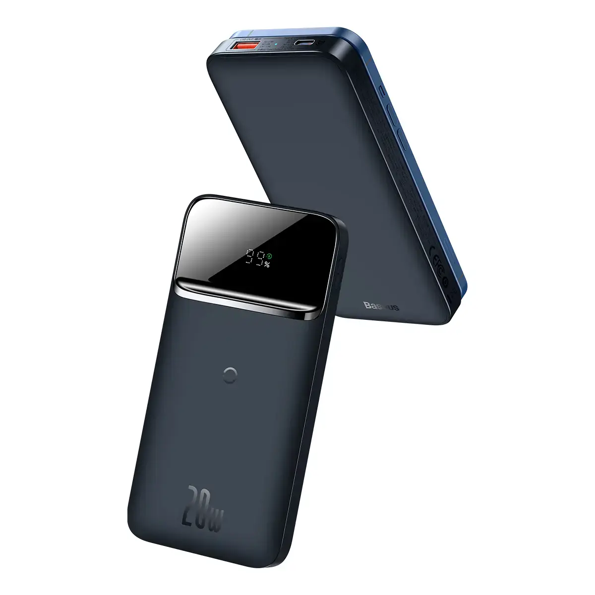 Зовнішній акумулятор Baseus Magnetic Wireless Quick Charging Power Bank 10000mAh 20W 2022 Edition - Blue (PPCX010103)
