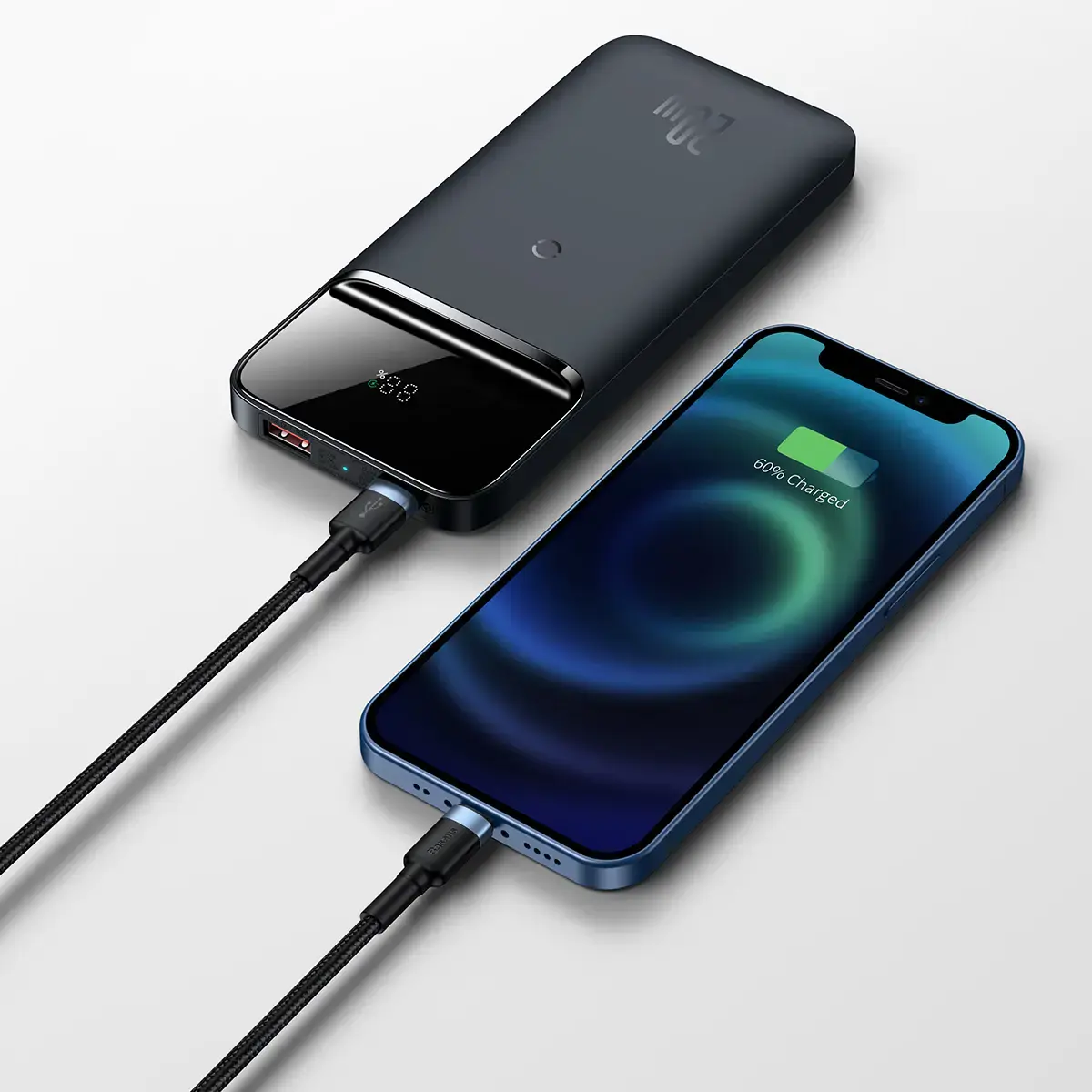 Зовнішній акумулятор Baseus Magnetic Wireless Quick Charging Power Bank 10000mAh 20W 2022 Edition - Blue (PPCX010103)