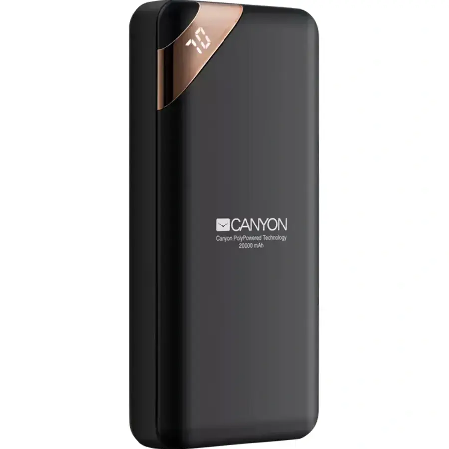 Внешний аккумулятор Canyon 20000 mAh PB-202 - Black (CNE-CPBP20B)