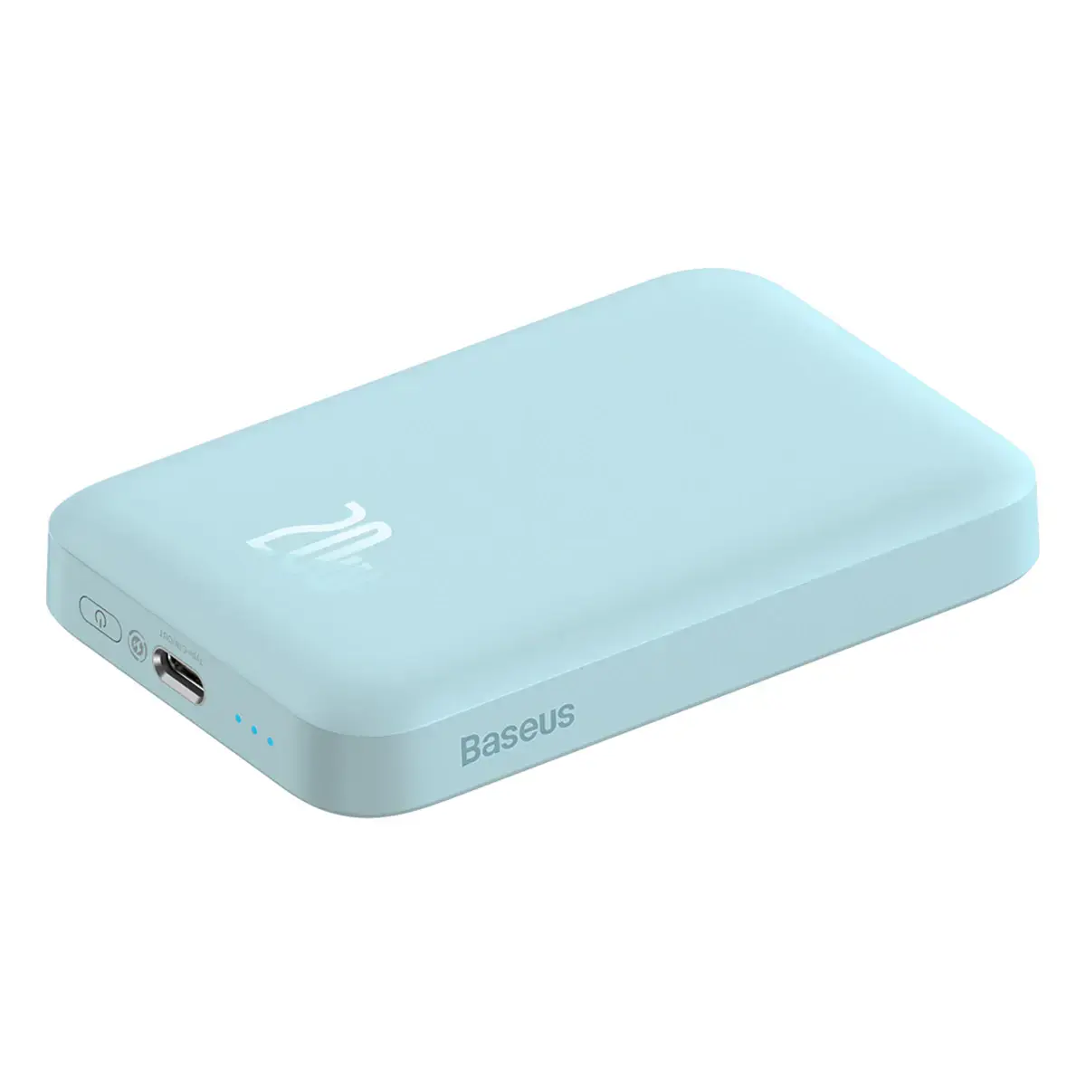 Внешний аккумулятор с беспроводной зарядкой Baseus Magnetic Wireless Power Bank 6000mAh 20W Blue (PPCX020003)