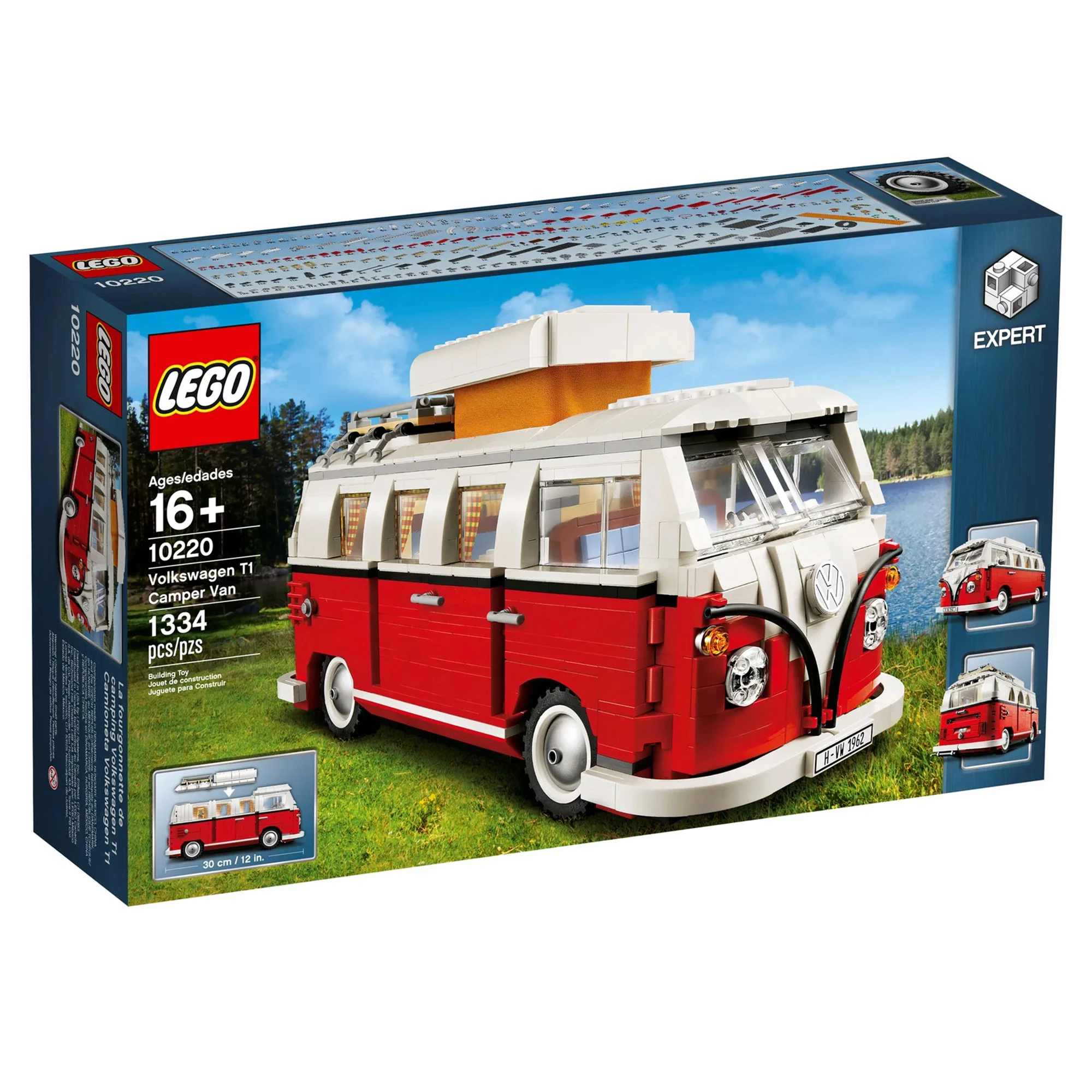 Блоковий конструктор LEGO Volkswagen T1 Фургон-Кемпер (10220)