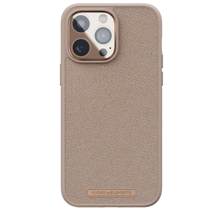 Чохол Njord Fabric Just Case iPhone 14 Pro Max - Pink Sand (NA44JU12)
