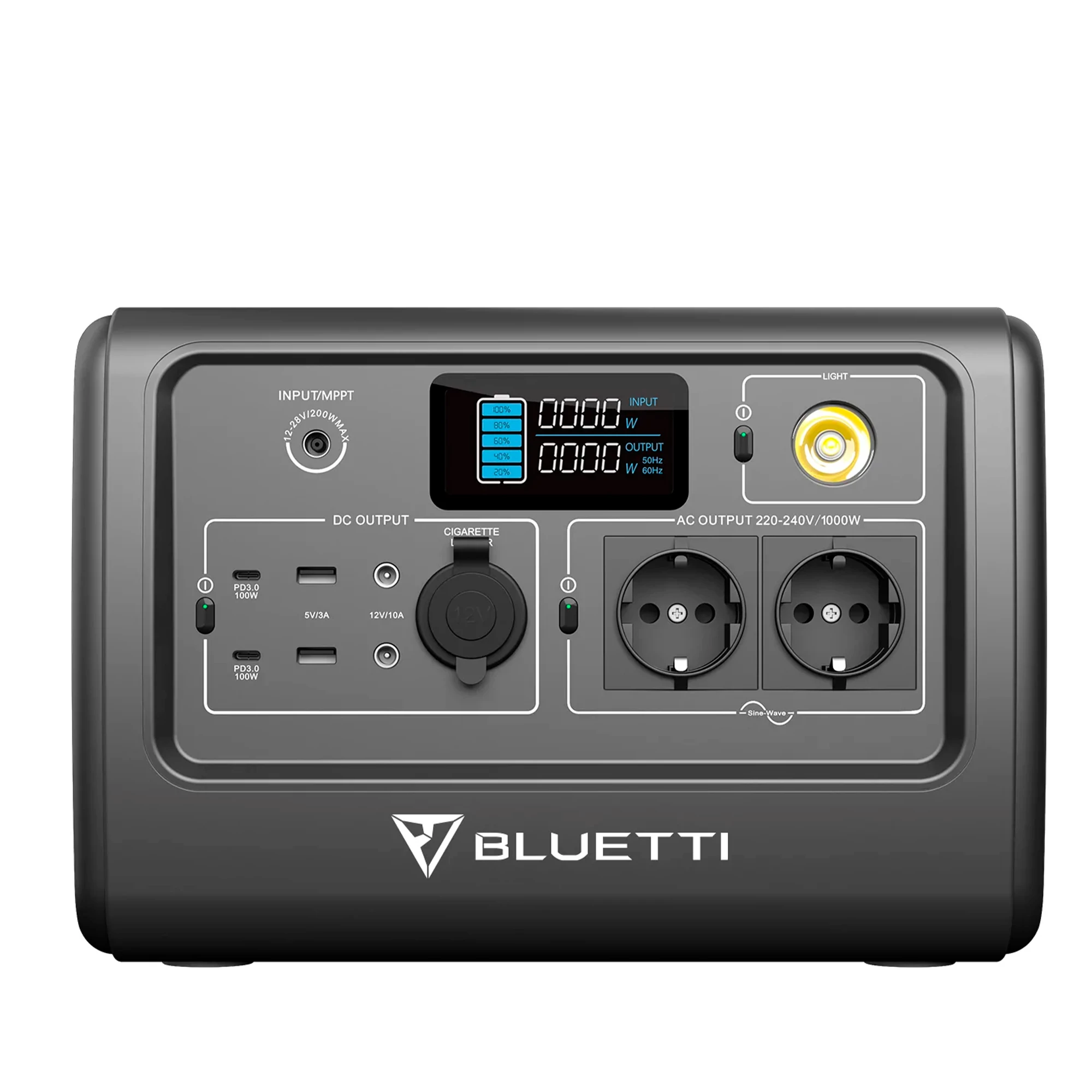 Портативная зарядная станция BLUETTI PowerOak EB70 Portable Power Station | 1000W 716Wh
