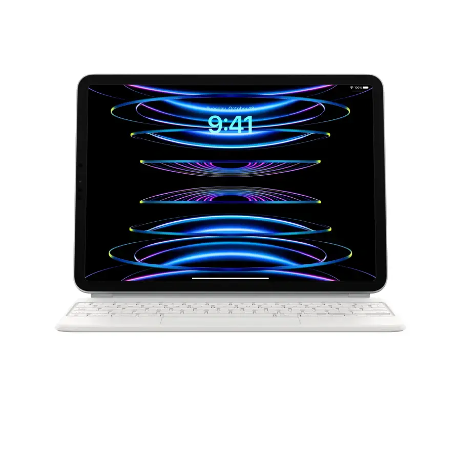 Чехол-клавиатура Apple Magic Keyboard for iPad Air 11" M3/M2 & iPad Air 10.9" & iPad Pro 11" - Russian - White (MJQJ3RS/A)