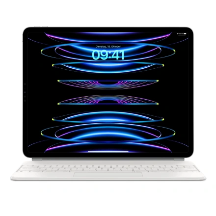 Чехол-клавиатура Apple Magic Keyboard for iPad Air 13" [M2] & iPad Pro 12.9"  [3st - 6th generation] - Italian - White (MJQL3T/A)| итальянская раскладка