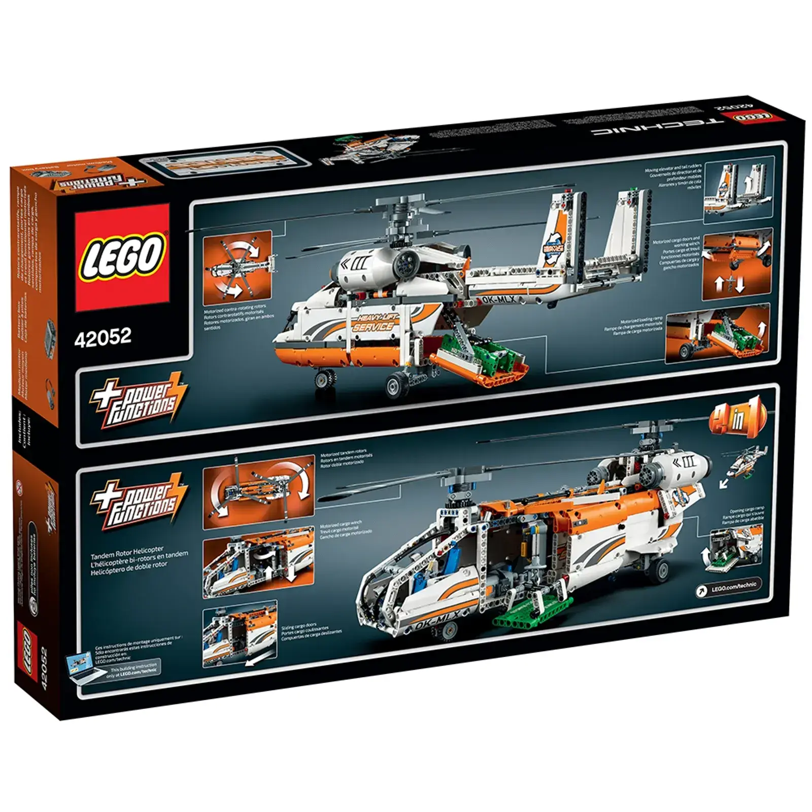 Блоковий конструктор LEGO Technic Вантажний вертоліт (42052)