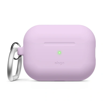 Чехол Elago Silicone Hang Case for Airpods Pro 2nd Gen - Lavender (EAPP2CSC-ORHA-LV, EAPP2SC-HANG-LV)