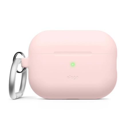 Чехол Elago Silicone Hang Case for Airpods Pro 2nd Gen - Lovely Pink (EAPP2CSC-ORHA-LPK, EAPP2SC-HANG-LPK)